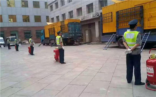 定州租赁发电机案例