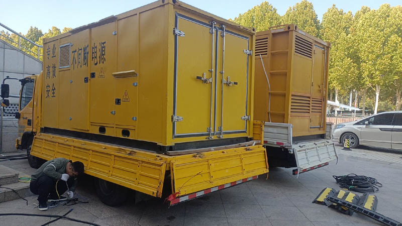 定州柴油发电机组和UPS电源配合使用时的注意事项